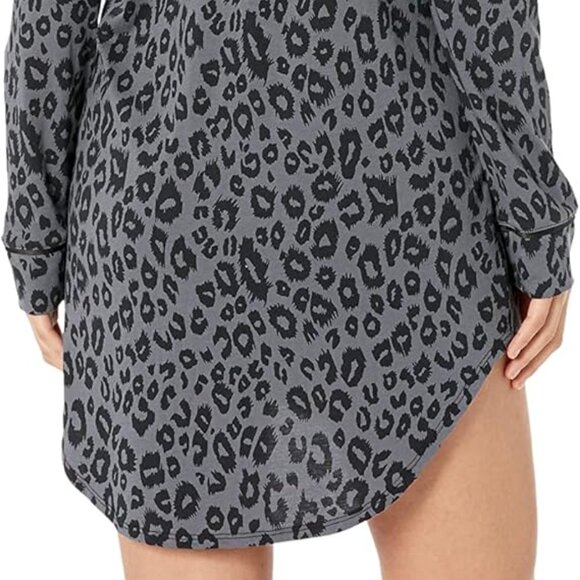 COSABELLA Bella Printed Nightshirt Loungewear in Black Panther Size 1X - Picture 5 of 6